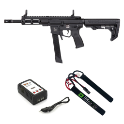 Starter pack pro začínající, AEG - Specna SMG - Černé