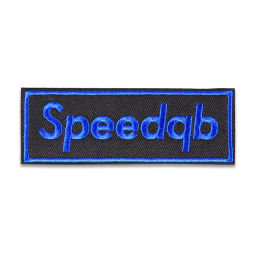 SPEEDQB BOX LOGO NÁŠIVKA - ROYAL