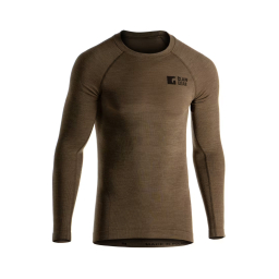 Merino Seamless long sleeve - Stonegrey Olive