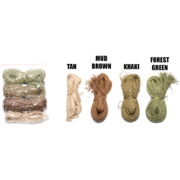 Jute Camouflage Set, Color mix