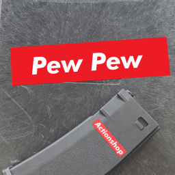 "Pew Pew" Sticker