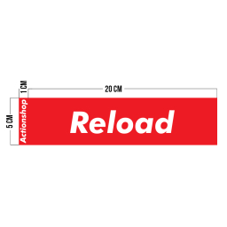 Samolepka "Reload"