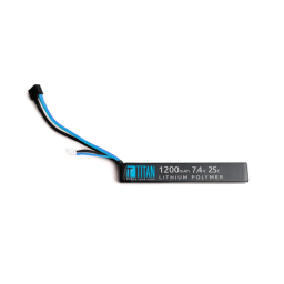 Li-pol Baterie TITAN 7.4V, 1200mAh (25C) - Stick