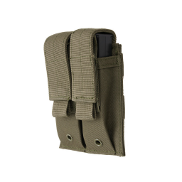 Magazine pouch for 2 pistol mags, molle, olive