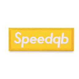 SPEEDQB BOX LOGO NÁŠIVKA - ŽLUTÁ