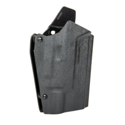 Kydex holster for G17 pistols with x400 Flashlight - Black