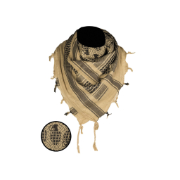 Shemagh Scarf Pineaple, coyote/black