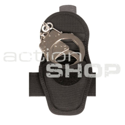 Mil-Tec POUCH FOR SEC.HAND CUFFS W/ VELCRO, black