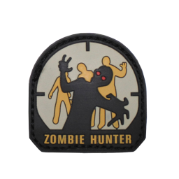 MFH Velcro Patch Zombie Hunter 3D, 5x5cm