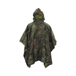 US poncho, woodland, originál použité