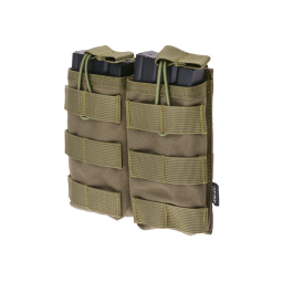 Magazine twin pouch open AK/M4/G36, olive