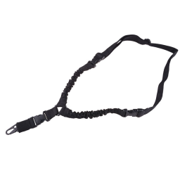 Sling tactical type Bungee one point, black