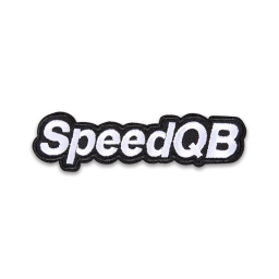 SPEEDQB WORDMARK NÁŠIVKA - ČERNÁ