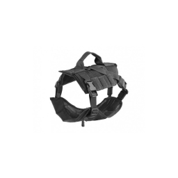 Tactical Dog Harness, black