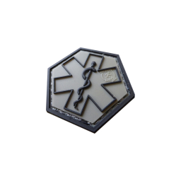 Nášivka Paramedic, hexagon, 3D