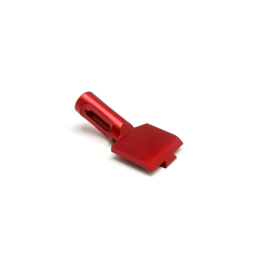 CNC Cocking Handle for Hi-Cap, left - Red