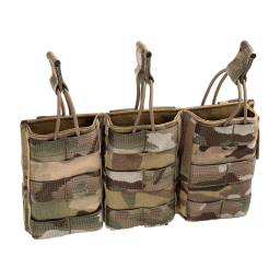 Open Triple AR15 Mag Pouch, Core - Multicam