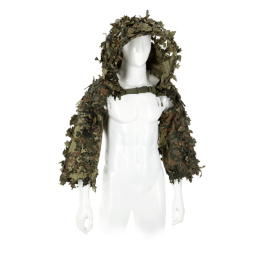 3D Woodland Camouflage Bush Head Cover Hat Ghillie