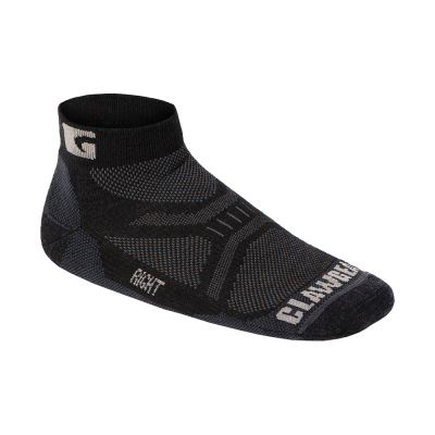 Merino Ankle Socks, size 42-44 - Black                    