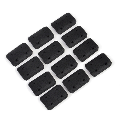                             M-LOK Type Rail Covers, 12 pieces                        