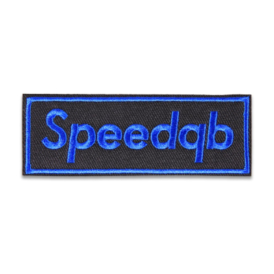 SPEEDQB BOX LOGO NÁŠIVKA - ROYAL                    