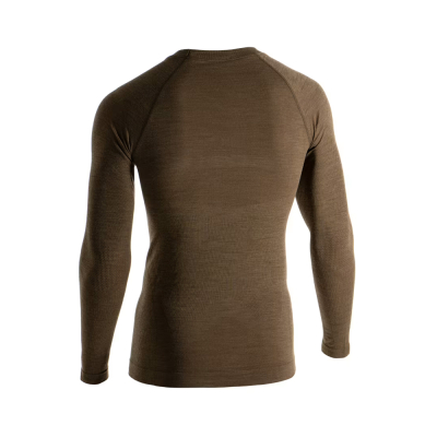                             Merino Seamless long sleeve - Stonegrey Olive                        