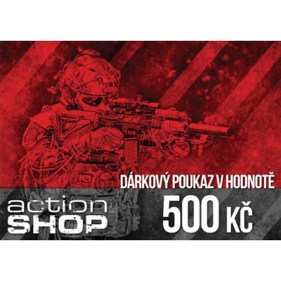 Dárkový poukaz Actionshop                    