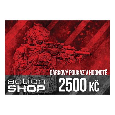                             Dárkový poukaz Actionshop                        