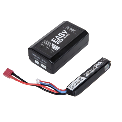 Charger and Battery Set, LiPo 11.1V, 1000 mAh - Stick                    