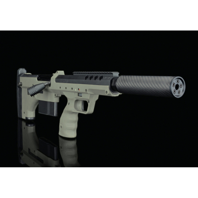                             Silverback Medium Carbon Suppressor, 24mm CW - Black                        