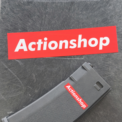 &quot;Actionshop&quot; Sticker                    