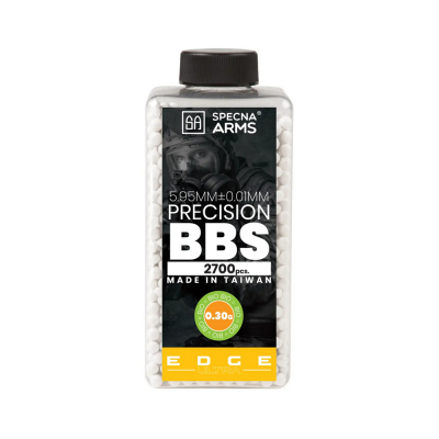 Bottle of BBs Specna Arms EDGE ULTRA BIO™ 0.30g - 2700bb - White                    