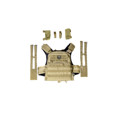                             Tactical vest CONQUER CVS - Tan + FREE Back panel                        