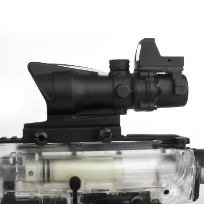                             Riffle scope ACOG 4X32C with Illumination Source Fiber + RMR mount - Black (II. Quality grade)                        