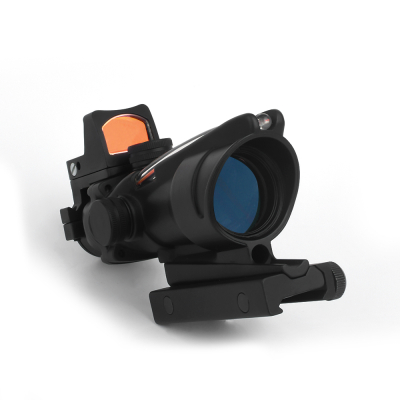                             Riffle scope ACOG 4X32C with Illumination Source Fiber + RMR mount - Black (II. Quality grade)                        