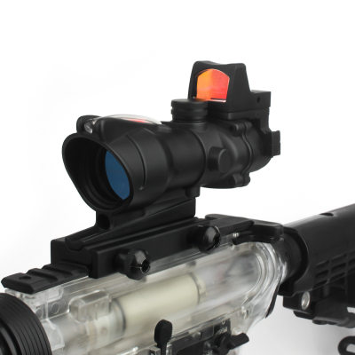                             Riffle scope ACOG 4X32C with Illumination Source Fiber + RMR mount - Black (II. Quality grade)                        