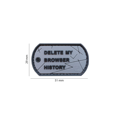                             Browser History Patch - Grey                        