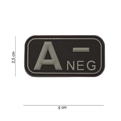                             Patch 3D PVC Blood Type                        