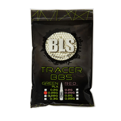                             Airsoftové kuličky BLS BIO Tracer - 1kg                        