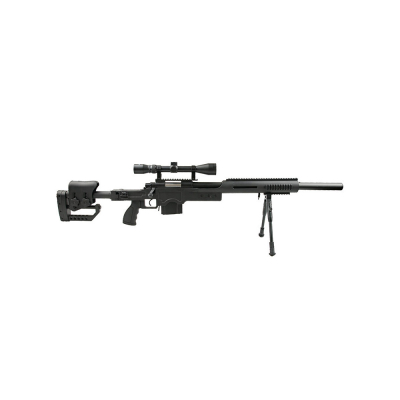                             Sniper MB4410D with scope and bipod                        