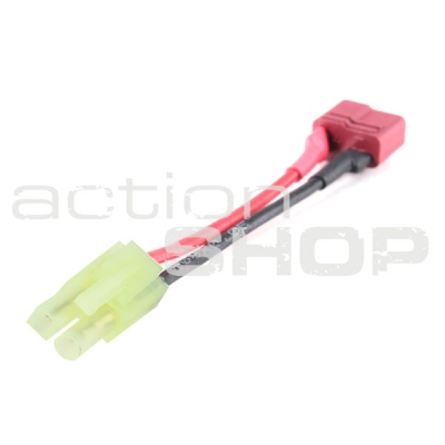 Adapter lead 0,75 mm2, T plug female pin -&gt; Mini JST female pin 7cm, 7 cm, silicone flex wire                    