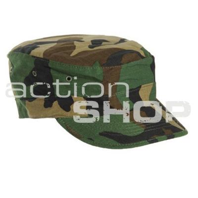 Mil-Tec US BDU Patrol Cap, Rip-Stop Woodland XL                    