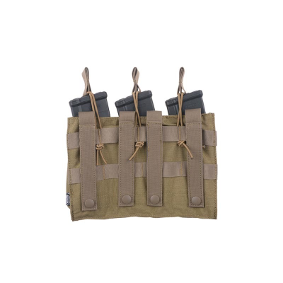                             Magazine pouch Open type 3-mags for AK, tan                        