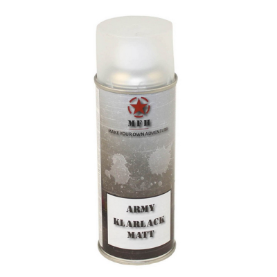 Spray paint ARMY, flat clear, 400ml                    