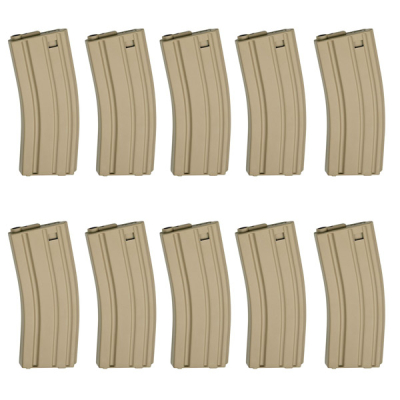 Magazine, AEG M15/M16, 85 rounds, tan - 10ks                    