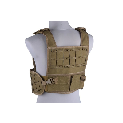                             Vest tactical type Laser cut, tan                        