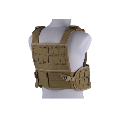                             Vest tactical type Laser cut, tan                        