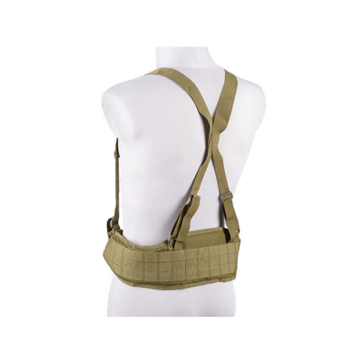                             War belt w/ suspenders - olive                        