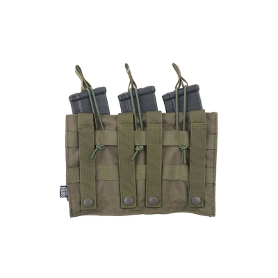                             Magazine pouch Open type 3-mags for  AK, olive                        