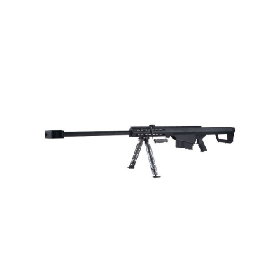 Airsoft sniper M82 A1 Barrett spring action sniper rifle, full metal, black                    